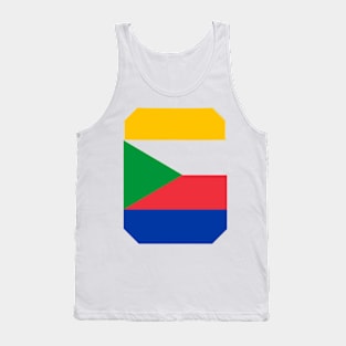 Comoros Flag Tank Top